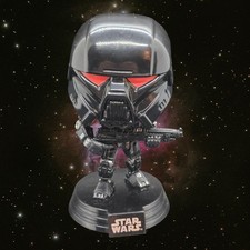 Funko Pop! Figura Vinilo Star Wars The Mandalorian Dark Trooper #466 Sin Caja