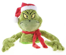 The Grinch Tree Hugger Tree Topper PLUSH Christmas Decoration 14.5  NEW