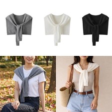 Sweater Shawl Wraps for Women Knotted Elegant Daily Wear Casual Fashion Wrap