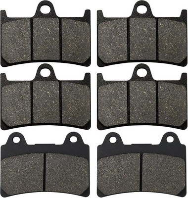 Front and Rear Brake Pads for Yamaha XV1700 Roadstar 2004-2009, XV1700 Road Star