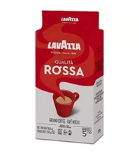 Lavazza Qualita Rossa Ground Coffee Blend Medium Roast 8.8 Ounce 4 Pack