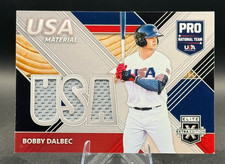 2020 Panini Elite Extra Edition #USAM-BD Bobby Dalbec USA Material Red Sox