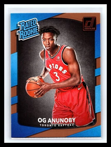 ? OG ANUNOBY - 2017-18 Donruss Rated Rookie RC # 178