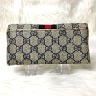 Portefeuille long Gucci GG Supreme ligne Sherry jamais utilisé authentique