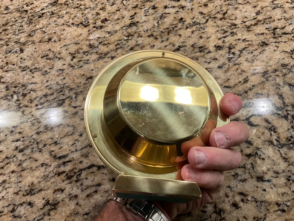 HIGH QUALITY DESK or MANTEL CLOCK by BUCHERER 3 SUB DIALS MOONPHASE rrp £2,750 - Image 4 of 4