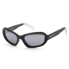Karl Lagerfeld Unisex 57mm Black Crystal Sunglasses KLJ6200S-005-57