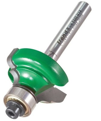 TREND Fräser C104X1/4TC - Selbstgeführt gebrochen Ogee Macke 4mm Radius