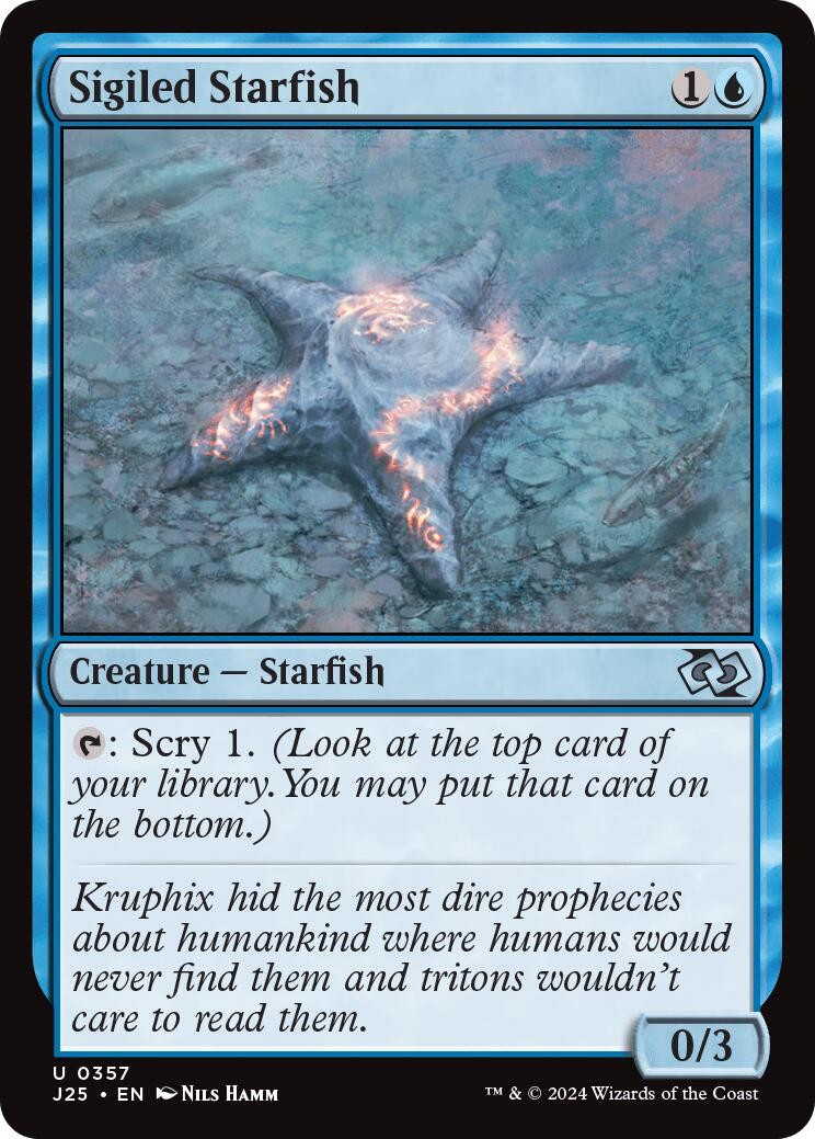 Sigiled Starfish 357 - NM - Foundations Jumpstart