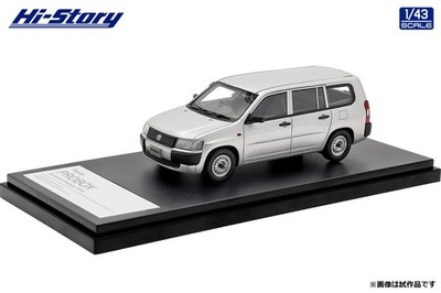 Hi-Story HS400SL 1/43 Probox DX Comfort Package 2010 Silver Mica Metallic
