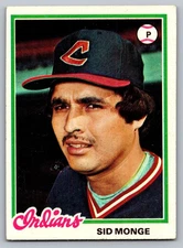 1978 Topps #101 Sid Monge