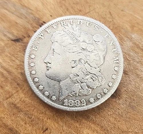 USA 1882 P Morgan Silver Dollar 90% Silver Philadelphia Circulated Very Good