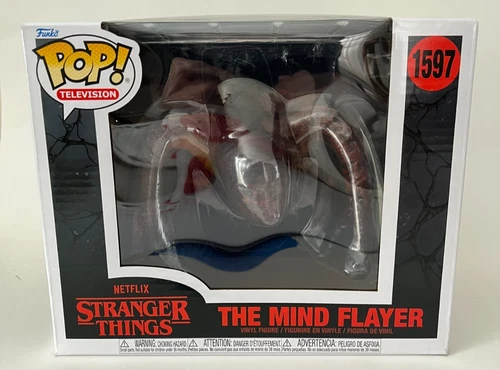 Funko Pop! Stranger Things #1597 The Mind Flayer Super 6” Vinyl Figure NIB Vault
