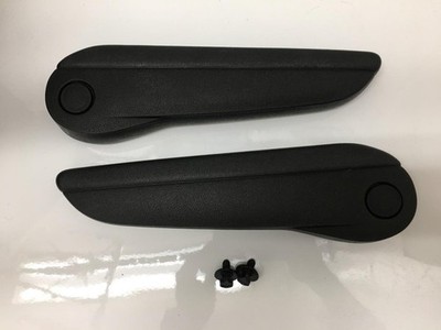 2011-2020 Chrysler Dodge 2nd Second Row Quad Stow & Go Seat Armrest Set Black