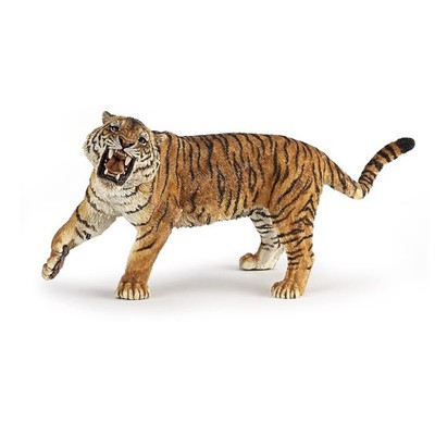 Papo - Roaring Tiger - Wild Animal Figurine - 3 Years Miniature, Multicolor 