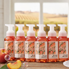 Bath Body Works - Peach Bellini Foaming Hand Soap 8.75 oz 6 Pack