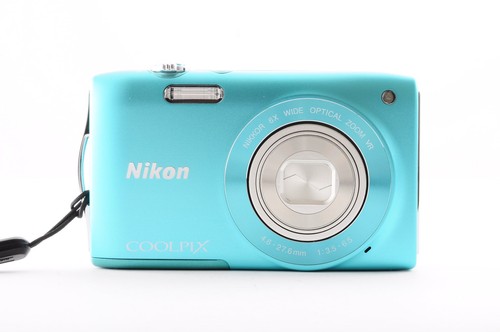 Nikon Coolpix S3300 Mint Green Near Mint Compact Digital Camera Y2356 - Picture 2 of 17
