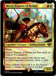 Merry, Esquire of Rohan 0215 Foil - The Lord of the Rings: Tales of Middle-earth