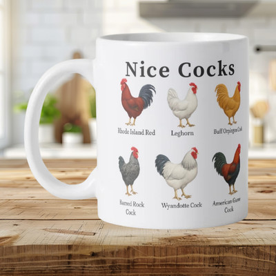 Lustige schöne Schwänze Neuheit Tasse