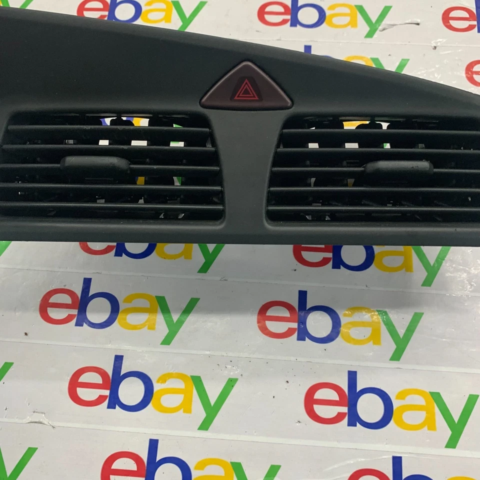 Volvo S60 2001-2009 tablero central ventilaciones de aire ventilación V70 OEM negro 02 03 04 05 06 07 Foto 3 de 4