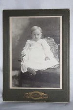 Vintage Cabinet Photo - Baby / Toddler - M J Berget Warren, Minn.