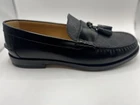 CHAUSSURES HOMME GUCCI SUPREME TASSEL CUIR NOIR ET TOILE NOIRE US 11 G 10,5