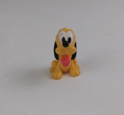 Disney Mickey & Friends Baby Pluto Wearing Green Collar 1.25'' Mini Figure