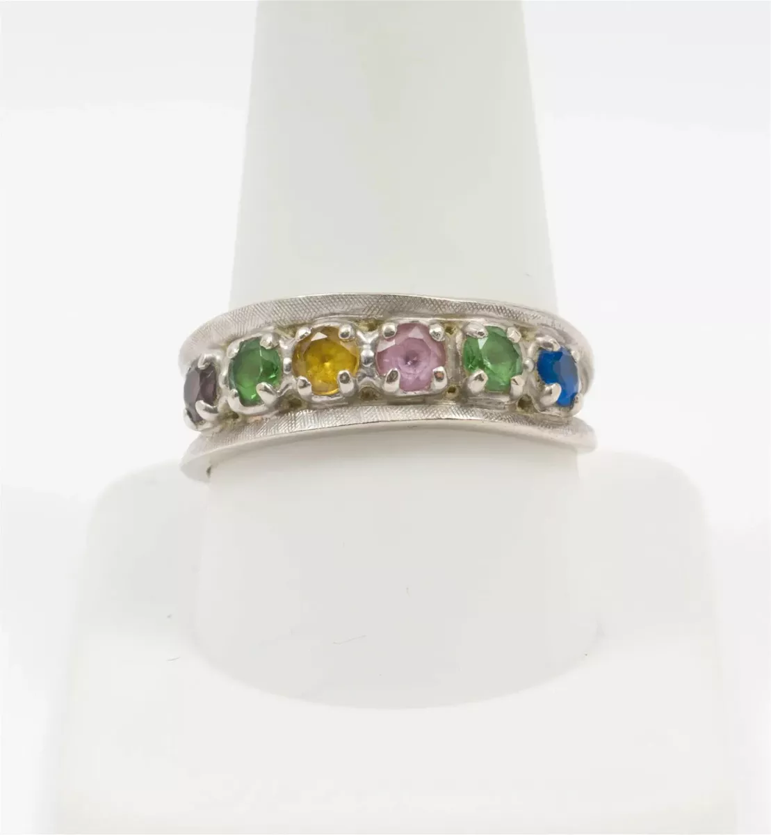 White gold on sale gemstone jewelry