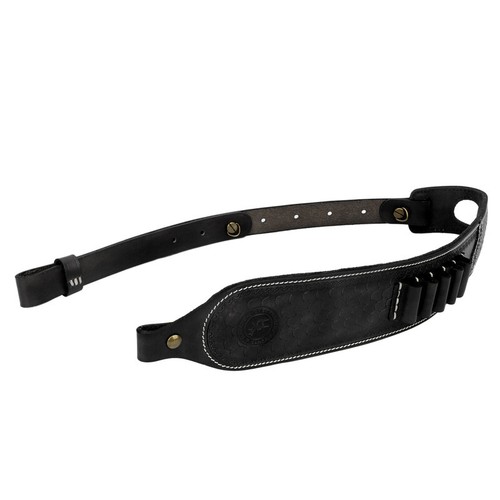 TOURBON Leather Rifle Sling Padded Bullets 30-06 Ammo Carry Strap+Swivels Screws - Picture 10 of 24