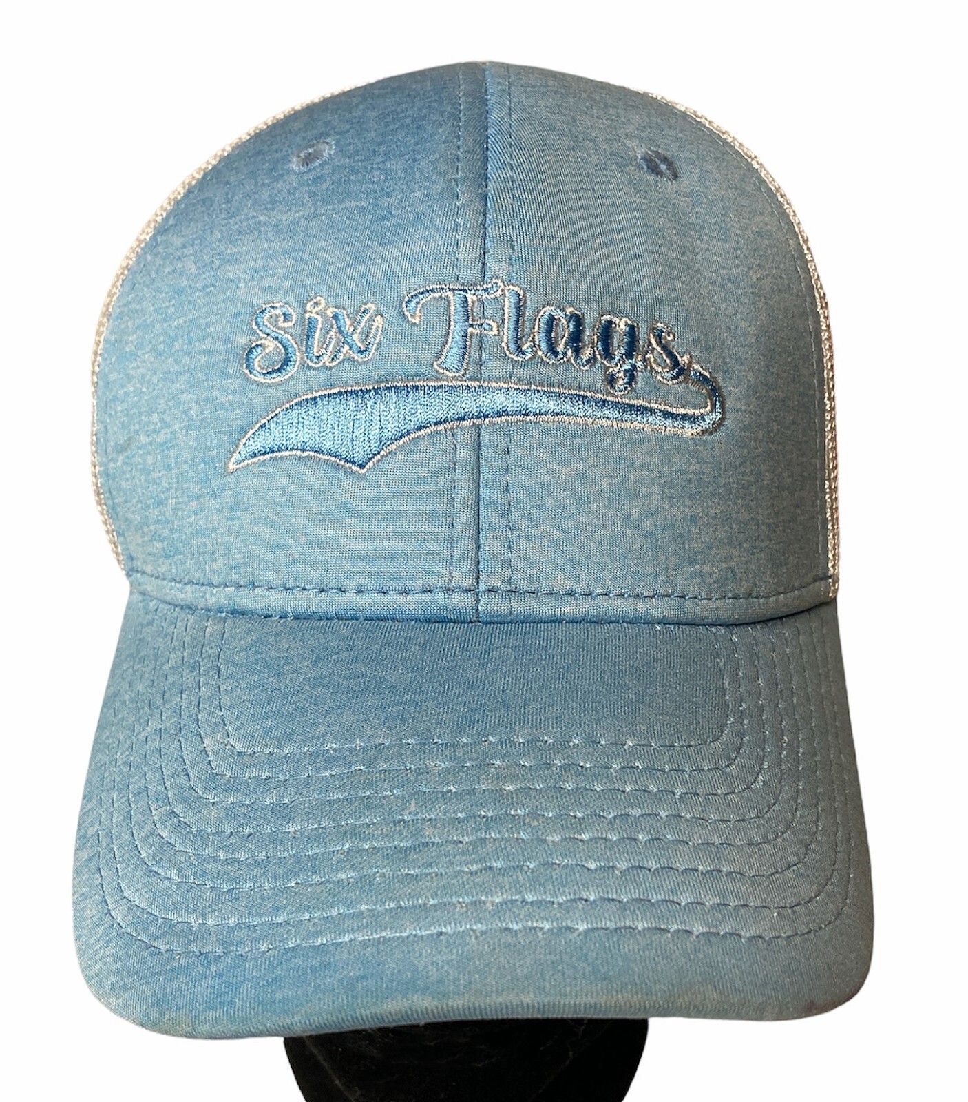 SIX FLAGS Embroidered Hat Cap Adjustable Snapback… - image 1