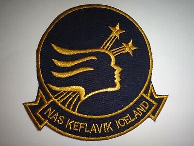 USN NAVY NAVAL AIR STATION NAS KEFLAVIK ICELAND PATCH SAILOR VETERAN