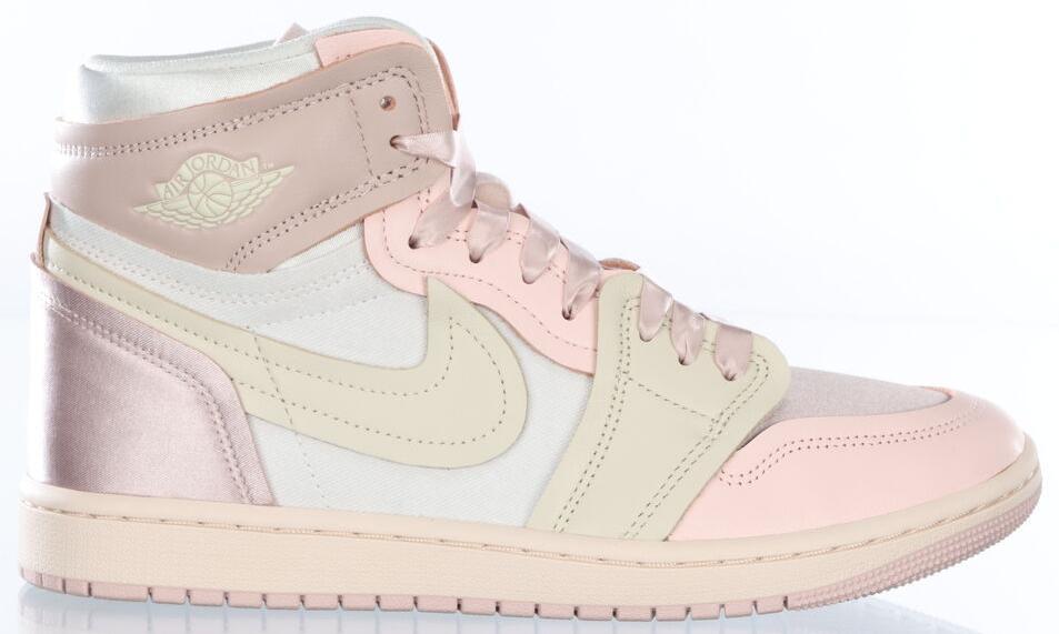 NIKE ☆ Air Jordan 1 High Brooklyn Women’s ‘Sail Pink’ Jordan Air Jordan 1 Brooklyn Womens Lifestyle Shoes Sail