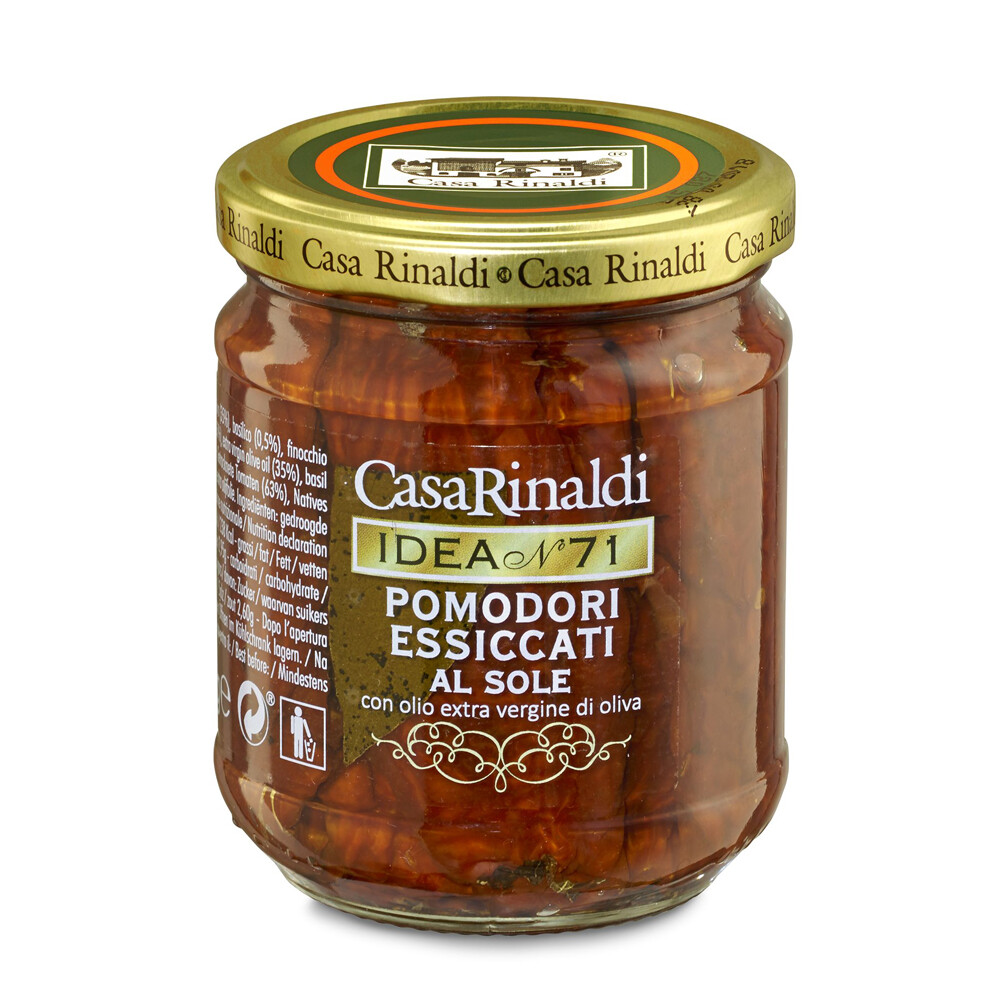 Casa Rinaldi Tomates Secado En Gwürztem Aceite - En Cristal Vidrio