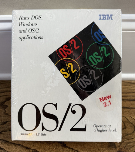 IBM OS/2 Version Ver. 2.1 - Standard Edition - 3.5" Disks - NEW SEALED