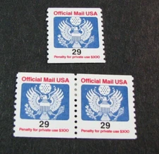 US  Stamp Scott# O145 Official Mail 1991 MNH Stock Picture L569