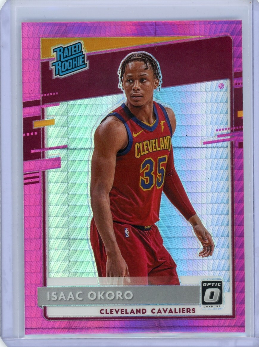 2020-21 Donruss Optic Isaac Okoro Cleveland Cavaliers Rookie Pink
