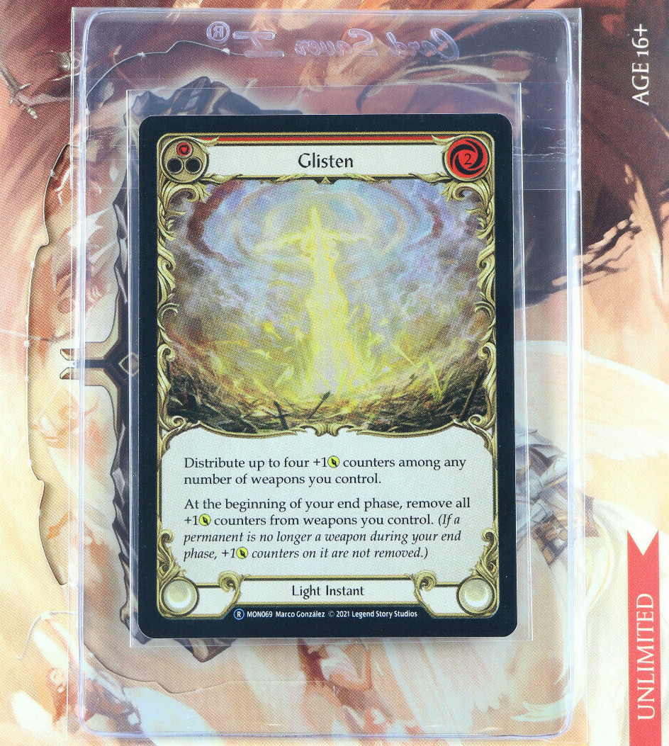 Flesh And Blood Glisten (1) Rainbow Foil Unlimited MON069 Monarch