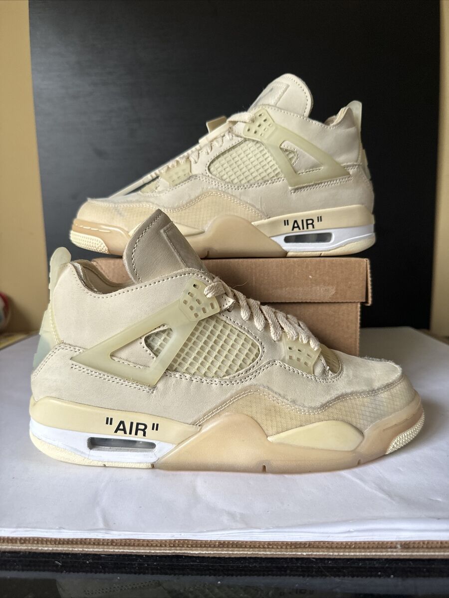Size 9 Women's - Jordan 4 SP x Off-White Mid Sail W Size 9 Women's - Jordan 4 SP x Off-White Mid Sail W