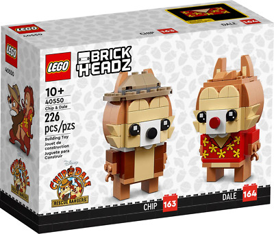 LEGO Brickheadz Chip & Dale (40550) Disney NEW SEALED RETIRED  