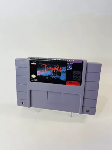 Bram Stoker's Dracula (Super Nintendo SNES, 1992) AUTHENTIC NEAR MINT Condition!
