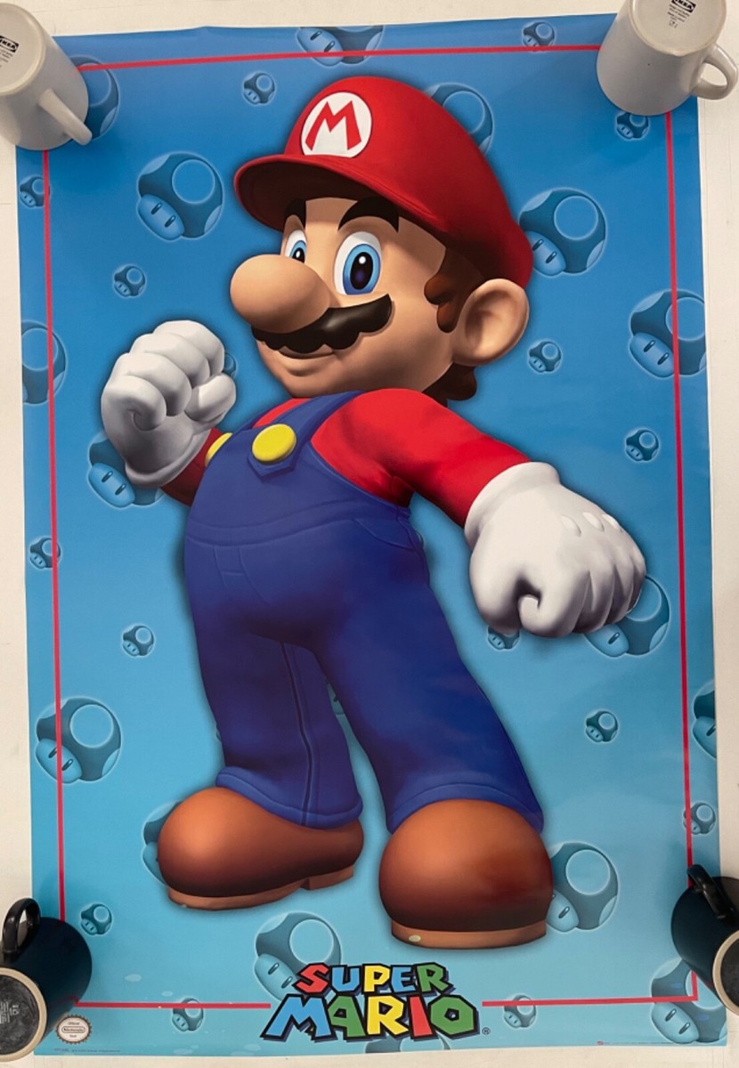 SUPER MARIO,NINTENDO,RARE OFFICIAL LICENSED 2007 POSTER | eBay