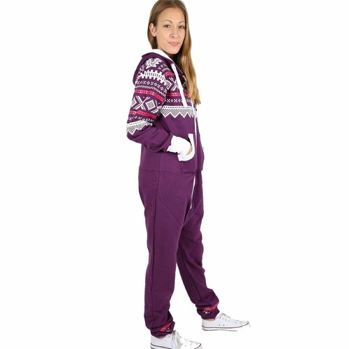 Mens Womens Kids Adult Aztec Onesie Hooded Playsuit Jumpsuit All In One Gerber - Picture 5 of 15