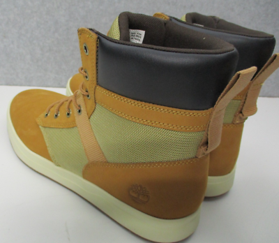 Timberland Davis Square Lace-up Boots size 11.5 Men\'s Wheat Nubuck Timberland Boots Mens Size 10 M Davis Square Chukka Wheat  main image 3