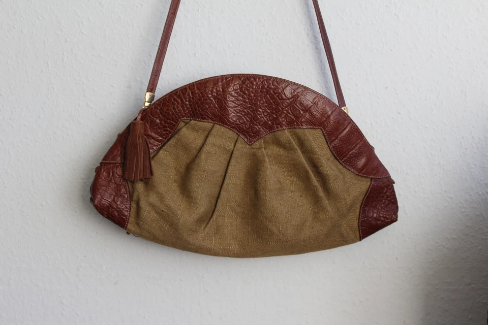 Sehr seltene original Gianfranco Lotti Umhängetasche aus den 70er Jahren - Bild 3 von 4