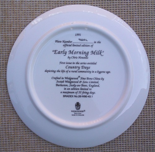 WEDGWOOD - COUNTRY DAYS by C HOWELLS - SELECTION OF LTD EDITION PLATES & COA'S - Picture 16 of 25