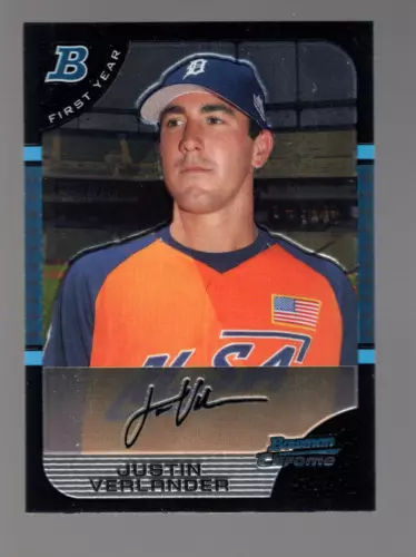 Justin Verlander 2005 Bowman Chrome #BDP129 RC