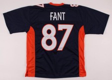 Noah Fant Signed Denver Broncos Jersey (JSA COA) 2019 1st Rd Draft Pick T.E.