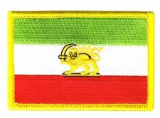 Flaggen Aufnäher Patch Iran Royal Löwe Fahn...
