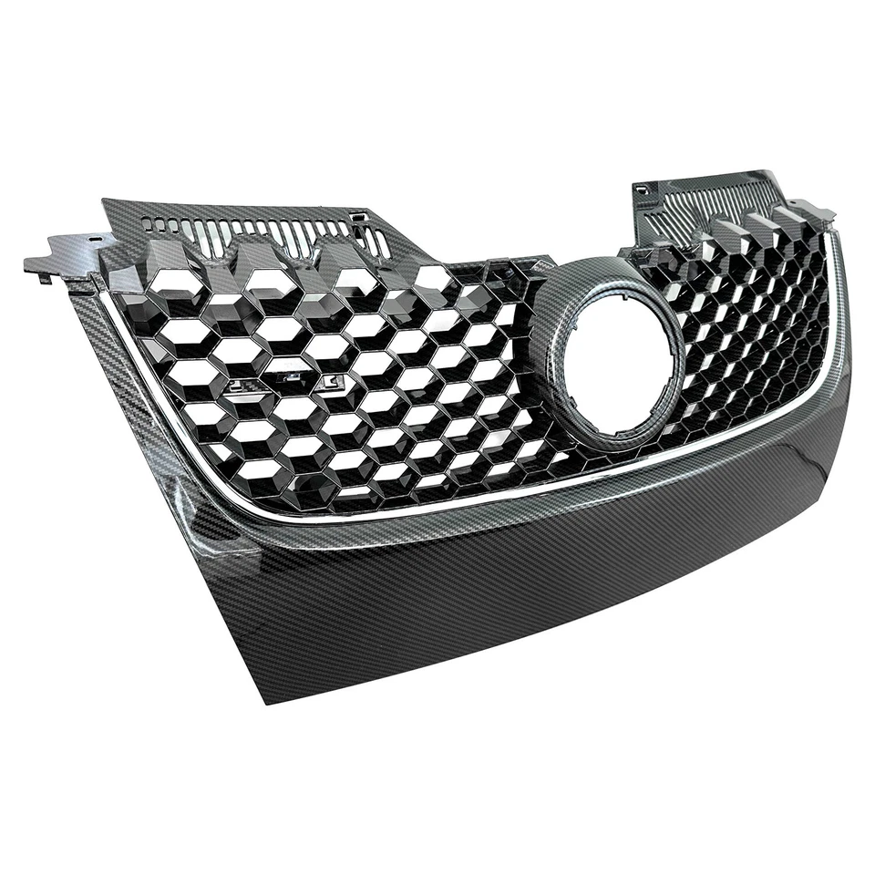 New For 2006-2009 VW Golf MK5 JETTA/GLI/GTI Honeycomb Grille Carbon Fiber Print Foto 4 de 4