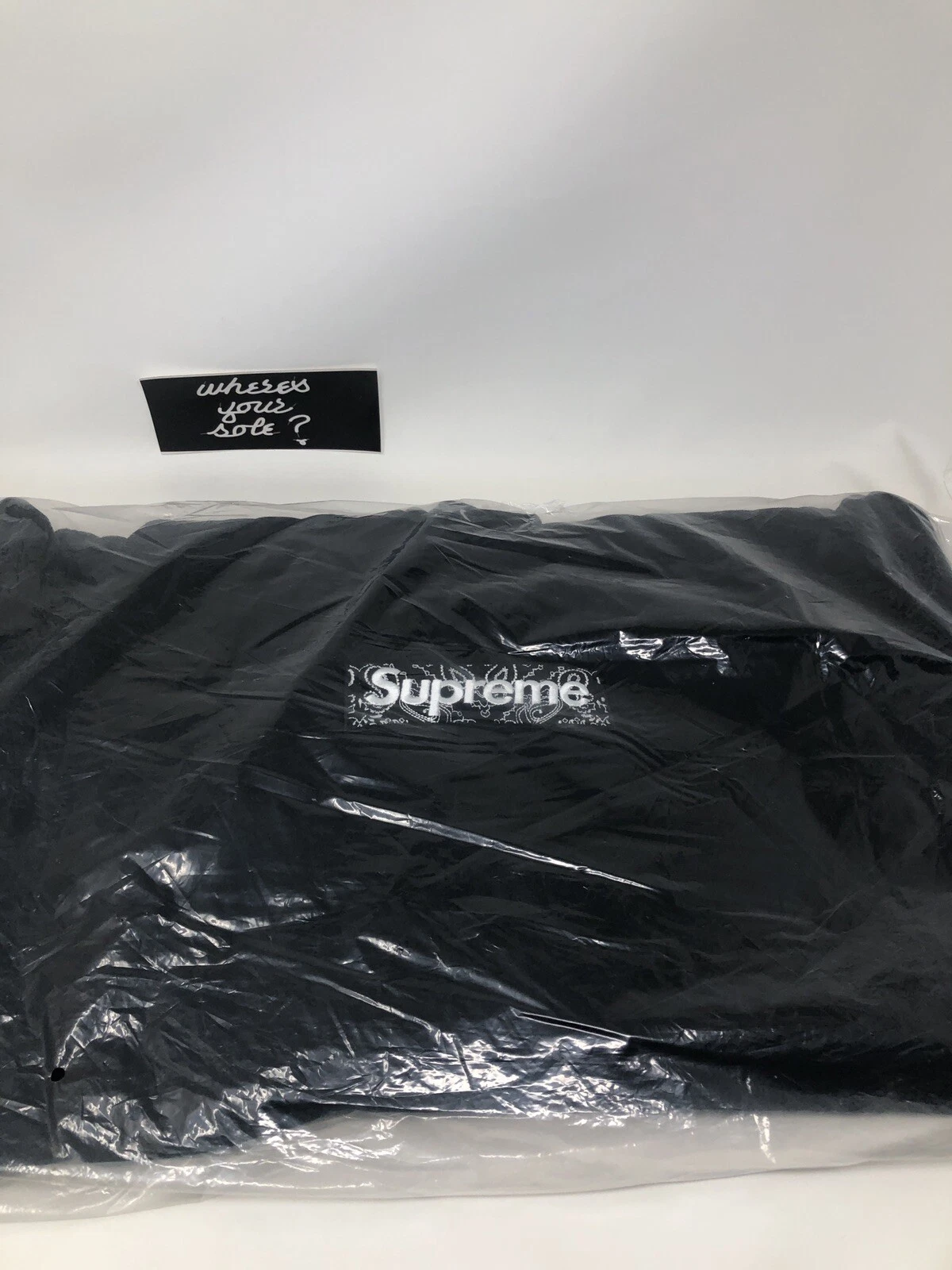 Sweat shirt à capuche logo Supreme Bandana Box extra large XL neuf FW19
