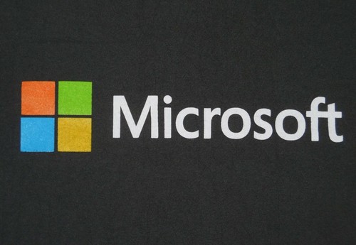 Microsoft - logo t-shirt - long S 